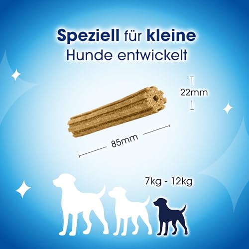 PURINA DENTALIFE Mini Hunde-Zahnpflege-Snacks reduziert Zahnsteinbildung, Huhn, kleine Hunde, 108 Sticks