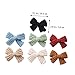Totority 7pcs Boy Girl Bowknot Hair Clips Lightweight Decorative Hair Accessories for Girls Easy to Use Safe for All-day Wear for Toddlers and Teens