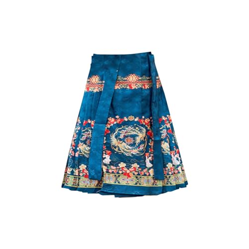 Conjunto de dois conjuntos de saia de cavalo clássica chinesa para meninas com dois conjuntos de sai