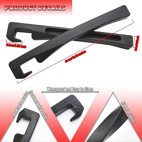 Seat Gap Filler for Ford Bronco Sport 2021-2027 Black Pack of 2 — 사진 7