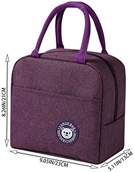 Portable Lunch Bag Lunch Box Insulated Food Thermal Storage Bag for Work Picnic and Business