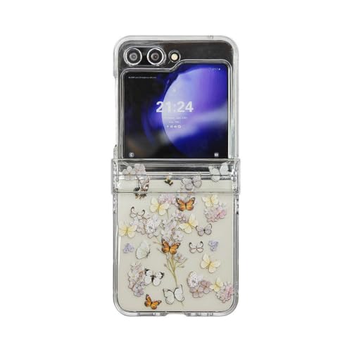 Galaxy Z Flip6 �ی�P�[�X ���� ���� ������� ���Ɖԕ� PC �n�[�h�P�[�X �q���W�ی� ���^�y�� �ϏՌ� Android ��p �X�}�z�J�o�[�iType 3�j