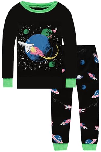 Image of Dolphin&Fish Boy Pajamas Toddler Kids Pjs Set Cotton Soft Clothes Sleepwear