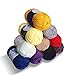 Produktbild MAXEE 500g (50g*10 Farbe) Wolle, Acrylgarn, Garn Stricken, Garn zum Häkeln und Stricken, Hand Knitting Yarns, Benutzt für Häkeln und Kunsthandwer