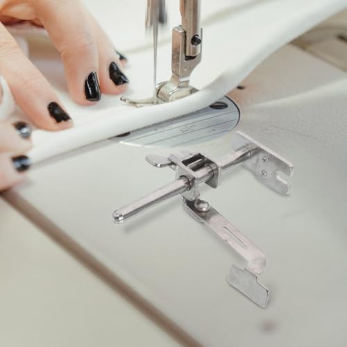 HEALSOPTHY Multifunctional Sewing Machine Hem Guide and Seam Positioning Tool for Craft Projects, Adjustable Sewing Gauge Ruler for Precise Stitch Measuring and Thread Placement - Thumbnail 4