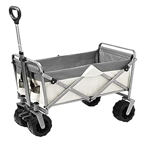 Garden Trolley Buiten Tuinwagen, Opvouwbare Draagbare Opbergtrolley Voor Kamperen/strand/reizen, 120 Kg Draagvermogen…