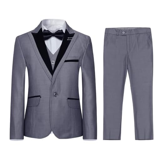 Sliktaa Barn kostym festlig 3-delad pojkar bröllopskostym för 5-14 år