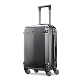 Hartmann Century Deluxe Hardside Expandable CarryOn with Spinner Wheels, Black/Gunmetal