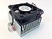 AAVID CPU Cooling Fan & HEATSINK, 50mm Sq. Fan, 50mm X 52mm X 43mm Silver Heatsink & Fan, TX3 3PIN Connector