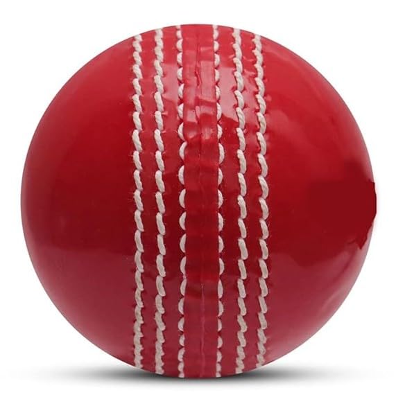 Image of H.K.Sports Pair of Wicket Keeping & White Inner Gloves with Red PVC Stitched Incredible Cricket Ball for Men, Girls, Boys (Red, White) with Enhanced Grip, Finger Protection and Ergonomic Design