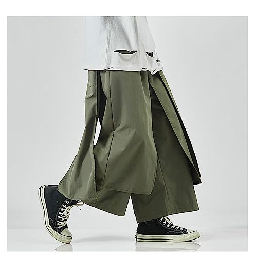 Wide Leg Pants Men Hip Hop Streetwear Jogger Pants Male Patchwork Casual Joggers Trousers4