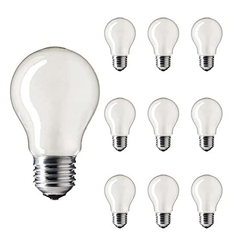 Swan Lightbulbs ES E27 Edison Screw Pearl 50V 60W Pack of 10