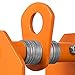OrangeA Heavy Duty 0.5T Manual Trolley 1000LBS Plain Trolley Push Beam Track Roller Crane Lift Dual Wheels Garage Hoist for Straight Curved I Beam