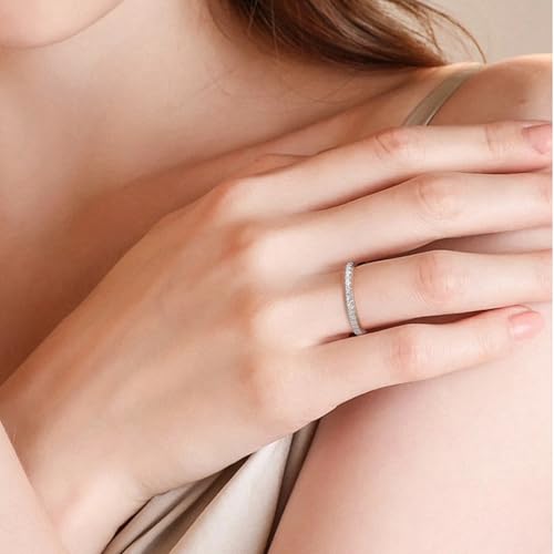 Moissanite Promise Engagement Rings for Women S925 Sterling Silver Wedding Rings Wedding Band for Women Promise Ring for Women2