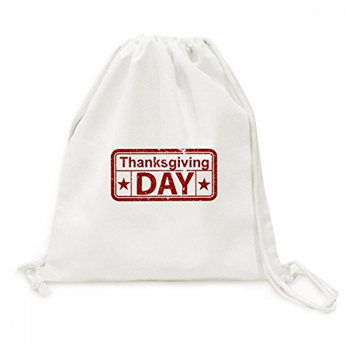 Sac à cordon motif Thanksgiving idéal pour vos sorties shopping et voyages