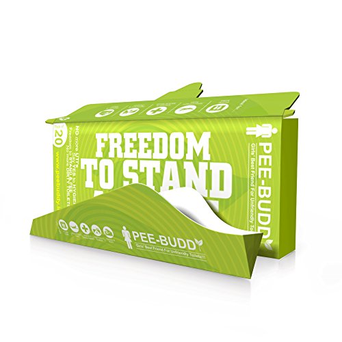 PeeBuddy 20 Funnels Portable Female Urination Device | Recyclable Disposable Urinal Funnel |