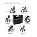 JHKJ 24V Lithium Battery PackLarge Capacity Electric Wheelchair Battery 12Ah 15Ah 18Ah 20Ah 25Ah 30Ah 35Ah 40Ah 29.4V Rechargeable Battery with Charger and Anderson Plug,12ah