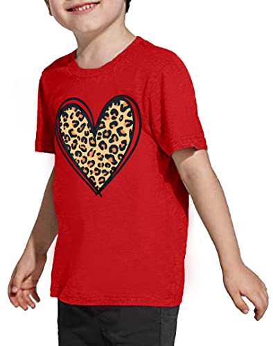 Image of LAZYCHILD Kids Valentine Shirt Girls Valentines Day Shirts Heart Graphic Long Sleeve Striped Tee Tops 5-14 Years