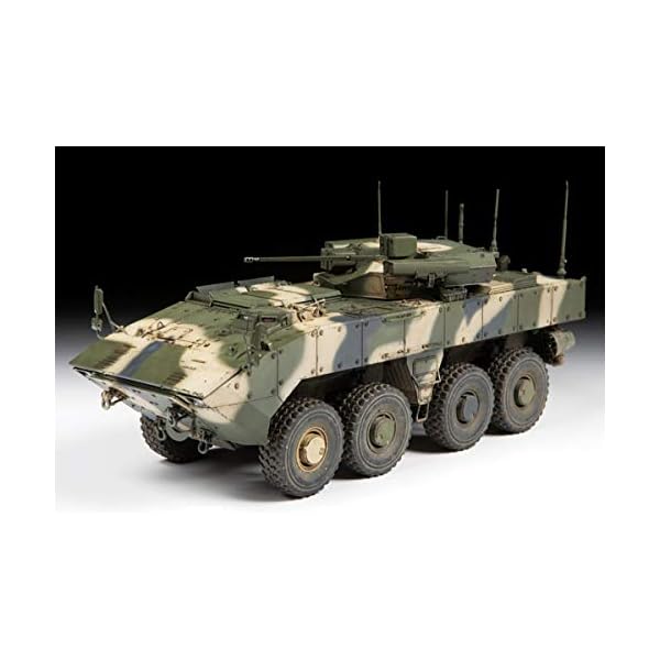 Zvezda 530003696 530003696-1:35" Bumerang-BM Russ.InfantryFight.Veh-Plastikbausatz-Modellbausatz-Zusammenbauen-Bausatz-für Einsteiger-detailliert, unlackiert – Bild 3