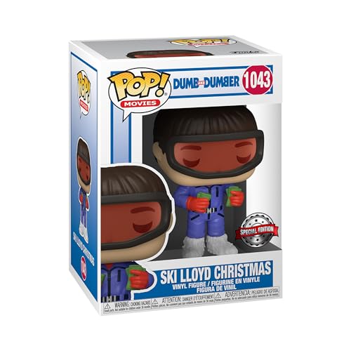 Funko Pop! Movies: Dumb &Amp; Dumber - Ski Lloyd Christmas - Dumb And Dumber - Figuras Miniaturas Coleccionables Para Exhibición - Idea De Regalo - Mercancía Oficial - Juguetes Para Niños Y Adultos