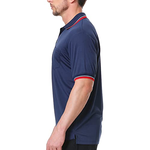 TopTie Baseball and Softball Referee Shirt Short Sleeve Polo Shirt Umpire Jersey3