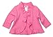 Zutano Baby Girls' Primary Solid Ruffle Cardigan