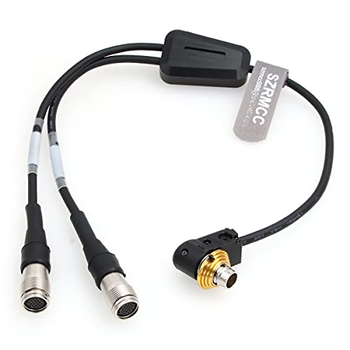 SZRMCC ヒロセ 20ピンレンズコントロール Yケーブル Canon Cinema CN-E 18-80 サーボレンズ→ZSG-C10 FPD-400D ZSD-300D ズームフォーカスコントローラー (y Cable 50cm)