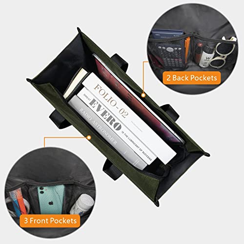 Image of TOPDesign Utility Water Resistant Tote Bag with 13 Pockets, Top Zipper Closure & Thick Bottom Support, for Working Women