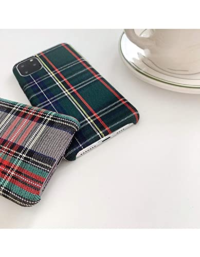 Housse flanelle iPhone 13 Pro de qualité supérieure en tissu peluche vert - 5