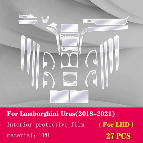 Película TPU para Lamborghini Urus 2018-2021 | Kit RHD Transparente 3