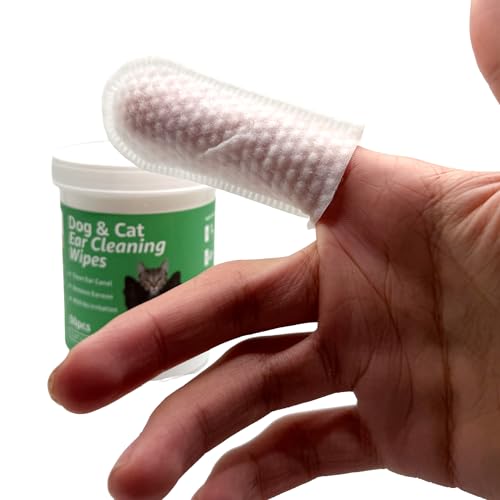 Image of CTWPets Dog & Cat Ear Cleaning Wipes, Green Tea Scent, 50 Count