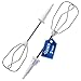 Produktbild Rührbesen Ersatz für Bosch 00659061 Turbobesen Set rechts links für Mixer Zubehör Handmixer Ersatzteile Rührbesen für Rührstäbe Handmixer Ersatzteile Rührbesen-Set mit Kunststoffkupplung