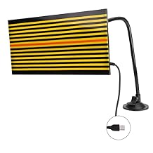 Paintless Dent Repair Removal Tool,Dent Board Lamp Led Light, Double Stripe USB Line Reflector Board,Checking Reflector Line Board,for Car Body dent Removal Testing Tool