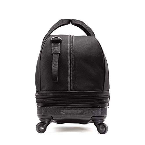 AMERICAN TOURISTER Hybrid Wheeled Extender Duffle, Black