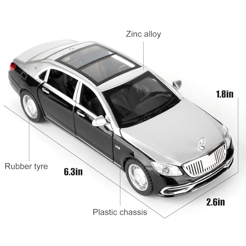 Auto de Juguete Compatible Modelo S650 1:32 con Sonidos y Luces miniatura 2