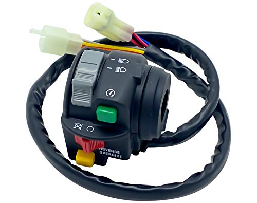 M MATI Left Handlebar Control Start Stop Headlight Switch for Arctic Cat ATV 400 500 Automatic 400 TRV 450 500 550 650 700 1000 Thunder Cat 2008-2010 0509-014