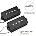 SAPHUE Alnico 5 P Bass Pickups Humbucker Pickup for 4 String P Bass Precision Bass Replacement