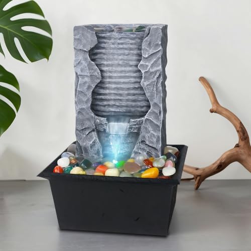 iporru Tabletop Water Fountain Indoor