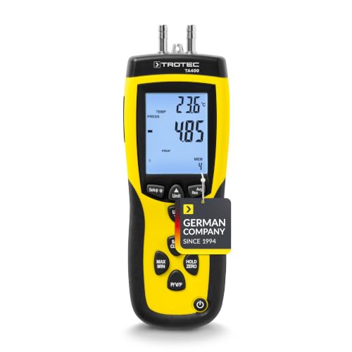 TROTEC TA400 Anemometer Staurohr-Anemometer Inkl. Kalibrier-Zertifikat