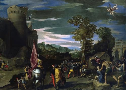 Peinture Toile Martyre de saint Venantius de Camerino Sigismondo Scarsellino Déco Murale 60x90