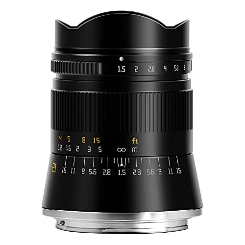 TT Artisan 21mm F1.5 ASPH Vollformat Objektiv Anschluss Nikon Z Mount Weitwinkelobjektiv, TTAL2115NZ, Schwarz