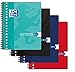 Oxford Collegeblock / Notizblock A5 Liniert 160 Seiten 90 g/m² 17 Loch 5er Pack 4 Farben