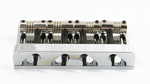 Precision-Machined Brass High Mass Bass Bridge For Fender Jazz Or Precision Bass - Perfect Fit - Vintage Mount #TOP2