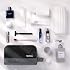 Gonex Travel Toiletry Bag Nylon, Shaving Bag Toiletry Organizer Black