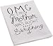 Primitives by Kathy OMG Tea Towel, 28-Inch by 28-Inch