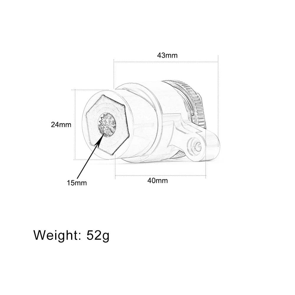 Aluminum Servo Mount 25T Aluminum Servo Horn With Built-In Spring For Arrma 1:5 KRATON 8S BLX/OUTCAST 8S BLX/KRATON EXB Roller - 19Pc Set Orange - Foto 3