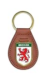 Brewer Family Crest Coat of Arms Lot of Total Key Chains