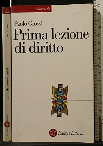  Prima lezione di diritto