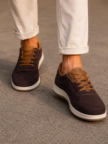 Image of Centrino Sneakers for Men | Lightweight Casual Shoes for Men Stylish | Breathable Mesh Walking Shoes | Cushioned Insole Comfortable Shoe for Man | Durable Sole Footwear|Trendy Lace-Up Shoes for College, Parties & Daily Use (9623)