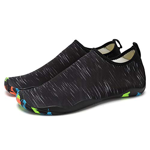 Haihuic Zapatos para Deportes acuáticos, Zapatos para Nadar Descalzos para Mujeres y Hombres, Calcetines de Secado rápido y Transpirables de Aqua Yoga, para la Playa, el Surf, el Snorkel